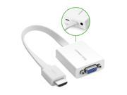 High quality HDMI to VGA Adapter with Audio Converter White 40247
