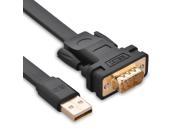USB 2.0 to RS232 DB9 Serial Cable Male A Converter Adapter with FTDI Chipset for Win8.1 8 Compatible with 8 7 Vista XP 2000 and Mac OS X 10.6 and Above 10ft