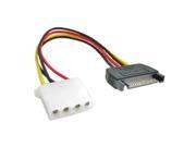 4 Pin Molex IDE to 15 Pin Serial ATA SATA HDD Power Adapter Cable SATA to IDE Power cable Converter