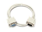 Serial RS232 9 Pin Male To Female DB9 9 Pin PC Converter Extension Cable