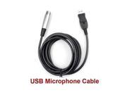 Microphone USB mic Link Cable USB Male to XLR Female 9.84ft 3m