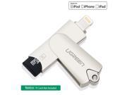 MFi Lightning Card Reader Lightning to USB2.0 TF Card Reader For iPhone 7 Plus and PC Metal T Flash Reader For iPhone 5S 6S Plus iPad Mini 2 3 4Air 30699