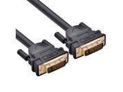 40ft 12m DVI D 24 1 Extension cable DVI D 24 1 Dual Link Male to Male Digital Video Cable Gold Plated with Ferrite Core Support 2560x1600 for Gaming DVD Lap
