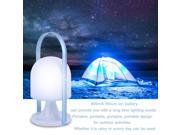 Outdoor Waterproof IP4 Rechargeable Handheld LED Lamp Aluminum Alloy Camping Emergency Touch Switch Light USB Lighting for camping traveler blue