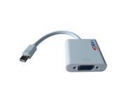 LinkS Mini DisplayPort DP Thunderbolt to VGA Male to Female Adapter in White—Ship from US