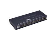 LinkS 1x4 Powered 1080P V1.4 Certified HDMI Splitter with Full Ultra HD 4K 2K and 3D Resolutions Ship from US