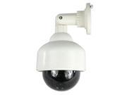 TYCOCAM TD201 12 Speed Dummy Camera CCTV Security Surveillance Dome Cam Fake LED White Fake Speed Dome Camera 1pc Pack