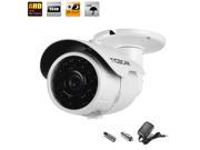 TYCOCAM TA370 H2 960H 720P White CMOS CCTV Security Camera Home Safe Camera with IR CUT Nightvision with 15M IR distance IP66 Waterproof