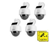 TYCOCAM TD201S 42 4pcs Speed Dummy Dome Camera CCTV Security Surveillance Simulated LED Dome Camera White Color