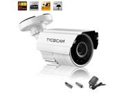 TYCOCAM TA301 P2 White 1080P CMOS CCTV Security Camera Home Safe Camera with IR CUT Nightvision with 15M IR distance IP66 Waterproof for Indoor and Outdoor