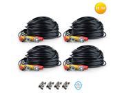 TYCOCAM TC0318 4 4pcs 18.3M All in one High Quality Video and DC power cable
