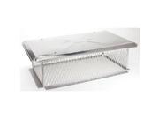 Gelco 3 4 Inches Mesh Chimney Cap 8H 18W 22L Stainless Steel Hinged Corners