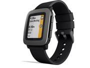 Pebble Technology Corp Time Smartwatch Black Water Resistant Activity Tracker