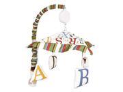 Trend Lab Dr. Seuss Abc 100% Cotton White Ribbon Kids Musical Mobile Canopy