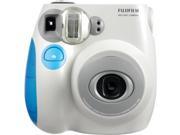 Fujifilm INSTAX MINI 7S Film Camera Blue Trim Built-in Flash Manual Exposure