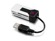 Aluratek AUCR200 R MicroSD MiniSD USB 2.0 Multi Media Card Reader Refurbished