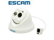 ESCAM Plug and Play Day Night 720P Mega Pixels Privacy Mask Wired IP Network Camera HD H.264 MJPEG Dual stream Encoding Support Web Viewer CMS iPhone iPad And