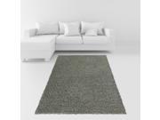 Maxy Home 6 7 x 9 3 GRAY Plain Solid Color Soft Shag Contemporary Area Rug 7 by 10 ft