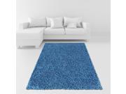 Maxy Home 6 7 x 9 3 NAVY BLUE Plain Solid Color Soft Shag Contemporary Area Rug 7 by 10 ft