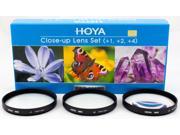 Hoya HMC 77mm Close Up Macro Lens Filter Set 1 2 4 Muti Coated w Case A 77CUS