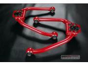 GODSPEED PROJECT 350Z Z33 G35 V35 FAIRLADY =3 TO 3 RED 2 PC FRONT UPPER CAMBER CONTROL ARM