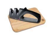 Wusthof 2 Stage Handheld Knife Sharpener with Cutting Board