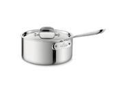 All Clad Stainless Sauce Pan with Lid 3.5 qt
