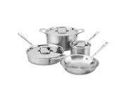 All Clad d5 Brushed Stainless 7 Piece Cookware Set