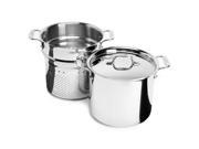All Clad Stainless 7 qt Pasta Pentola with Insert
