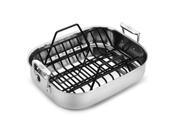 All Clad Small Roasting Pan with Rack 14 x 11