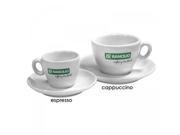Rancilio Espresso Cup and Saucer Set of 6