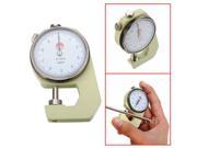 NEW 0 10mm Compact Pocket Round Dial Thickness Gauge Gage Measurement Tool 0.1mm