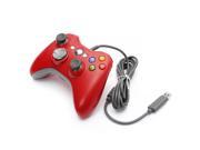 USB Wired Game Pad Joypad Gamepad Controller For MICROSOFT Xbox 360 Xbox360 Slim PC Win7 XP Game System Red