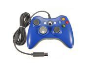 USB Wired Game Pad Joypad Gamepad Controller For MICROSOFT Xbox 360 Xbox360 Slim PC Win7 XP Game System Blue