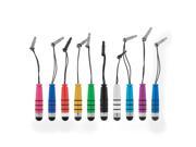 Precision Touch 10 PACK Super Mini Stylus Touch Pen For iPad iPhone Samsung Galaxy Multi Color