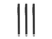 Precision Touch 3 PACK Craftsman Stylus Touch Pen For iPad iPhone Samsung Galaxy Black