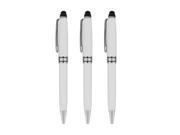 Precision Touch 3 PACK Kaufmann Stylus Touch Pen For iPad iPhone Samsung Galaxy White