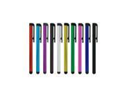 Precision Touch 10 PACK Stanley Stylus Touch Pen For iPad iPhone Samsung Galaxy Multi Color