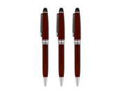 Precision Touch 3 PACK Kaufmann Stylus Touch Pen For iPad iPhone Samsung Galaxy Red