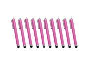 Precision Touch 10 PACK Soft Touch Stylus Touch Pen For iPad iPhone Samsung Galaxy Pink
