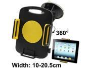 Yellow Windshield Car Mount Holder for Universal Tablet Ipad Air Kindle Fire HDX