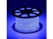 LED4Everything TM 20m 66ft 5050 BLUE SMD 60 LED Strip Light 110v High Voltage Flexible IP67 Waterproof