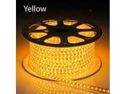 LED4Everything TM 50m 165ft 5050 YELLOW SMD 60 LED Strip Light 110v High Voltage Flexible IP67 Waterproof