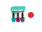 MILANI Texture Creams Specialty Nail Lacquer Limited Edition Collection Tanted In Red