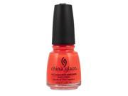 3 Pack CHINA GLAZE Nail Lacquer with Nail Hardner Orange Knockout