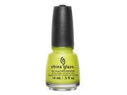 6 Pack CHINA GLAZE Nail Lacquer Road Trip Trip of A Limetime