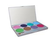 3 Pack mehron Paradise Makeup AQ 8 Color Palette Pastel