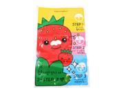 3 Pack TONYMOLY Runaway Strawberry Seeds 3 Step Nose Pack