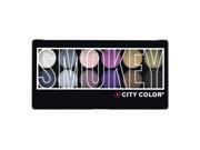 6 Pack CITY COLOR Smokey Eye Shadow Palette 12 Shades