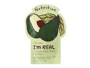 6 Pack TONYMOLY I m Real Avocado Mask Sheet Nutrition
